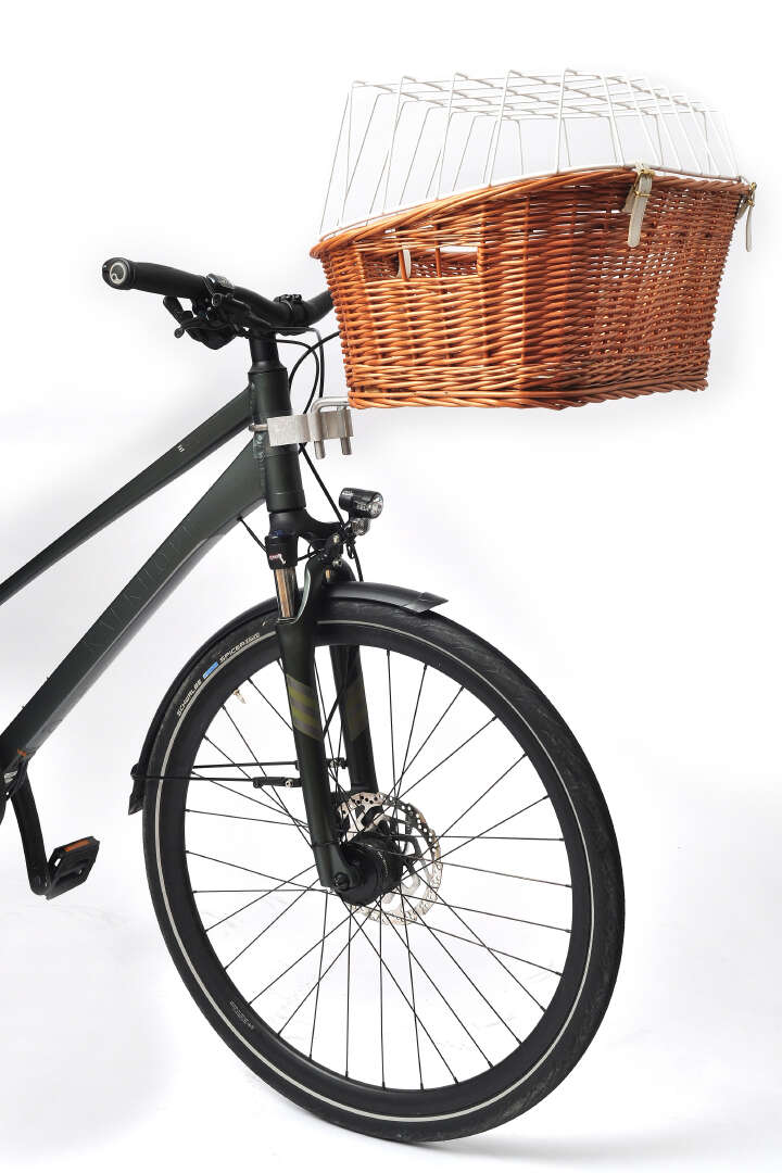 AUMÜLLER Fahrrad-Tierkorb für Lenker